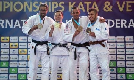 Казахстанские дзюдоисты завоевали семь медалей на чемпионате мира среди ветеранов