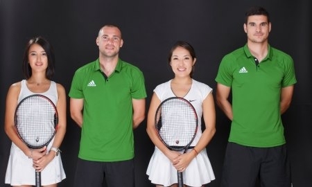 Хайруллин и Обшивач приняли участие в фотосессии для теннисного шоу-турнира