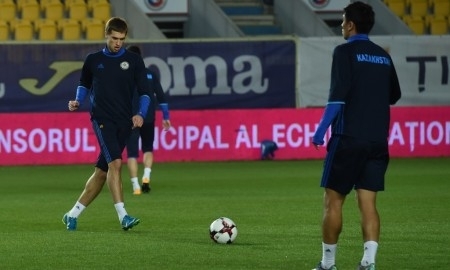 Сборная Казахстана назвала стартовый состав на матч с Румынией