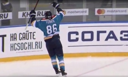 Видео шайб матча КХЛ «Сочи» — «Барыс» 3:1