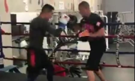 Нурсултанов продолжает подготовку к следующему бою на профи-ринге