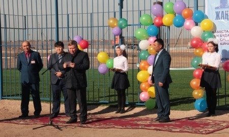 Спортобъекты строит в родном селе бизнесмен из Акмолинской области