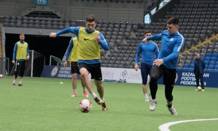 «Иртыш» провел предыгровую тренировку в Астане