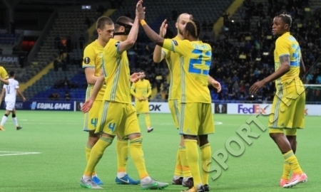 Статистика матча Лиги Европы «Астана» — «Маккаби» 4:0