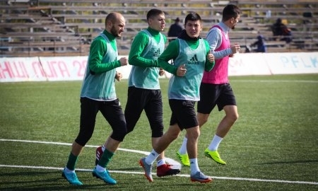 «Атырау» провел предыгровую тренировку в Кызылорде