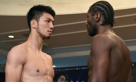 Мурата и Нжикам прошли взвешивание накануне боя за право стать претендентом на пояс Головкина