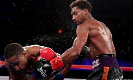 Заявивший о желании биться с Головкиным Андраде успешно дебютировал в среднем весе