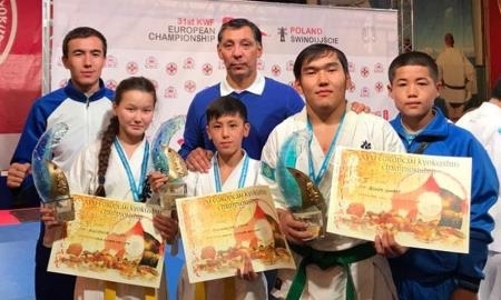 Спортсмены из Актау завоевали три медали на чемпионате Европы по карате-киокушинкай
