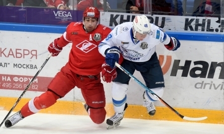 Видеообзор матча КХЛ «Спартак» — «Барыс» 4:3 ОТ