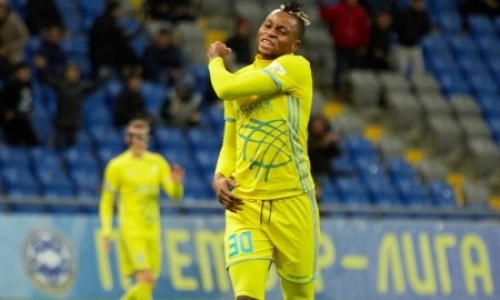 Кабананга вышел на третье место по голам за «Астану»