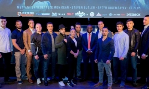 Джукембаев и Сабиров посетили пресс-конференцию перед своими боями