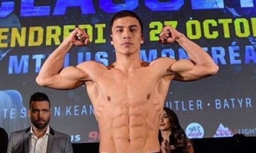 Джукембаев прошёл взвешивание перед боем в Канаде