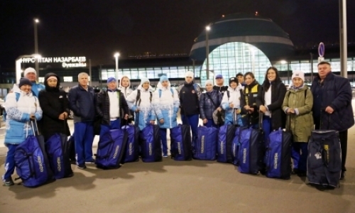 Женская сборная Казахстана отправилась на чемпионат Азии