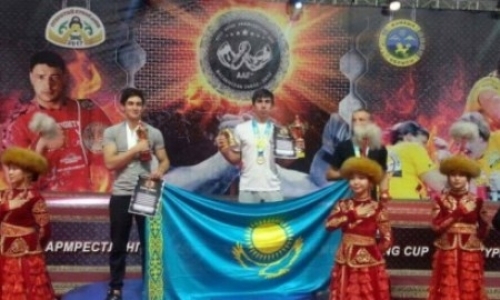 Армрестлер из Кокшетау выиграл золотую медаль Кубка Азии в Таразе