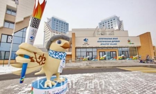 В бывшей Атлетической деревне Универсиады в Алматы произошел пожар