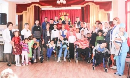 «Окжетпес» посетил учреждение для детей с особыми потребностями