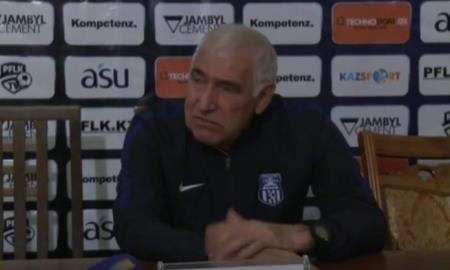 Видео послематчевой пресс-конференции Талгаева игры Премьер-Лиги «Тараз» — «Актобе» 1:0