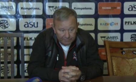 Видео послематчевой пресс-конференции Муханова игры Премьер-Лиги «Тараз» — «Актобе» 1:0