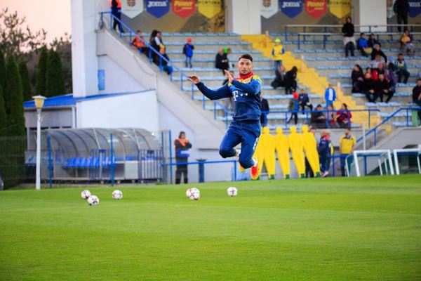 Сборная Румынии провела тренировку перед матчем с Казахстаном