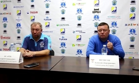 Видео послематчевой пресс-конференции игр чемпионата РК «Алтай-Торпедо» — «Горняк» 2:1 ОТ, 4:3