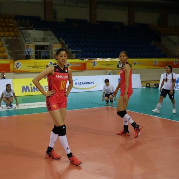 Олимпийские чемпионки из Китая провели мастер-класс для юных казахстанок