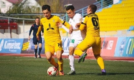 Фоторепортаж с матча Второй лиги «Атырау М» — «Кайрат М» 1:1