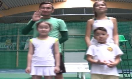 Футболисты «Атырау» пригласили болельщиков посетить теннисное шоу-турнира «Восьмерка-Микст»