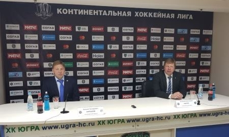Видео послематчевой пресс-конференции игры КХЛ «Югра» — «Барыс» 2:5