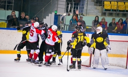 Фоторепортаж с матча ВХЛ «Сарыарка» — «Нефтяник» 3:4 Б