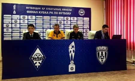 Видео предматчевой пресс-конференции Феррера финала Кубка Казахстана «Кайрат» — «Атырау»