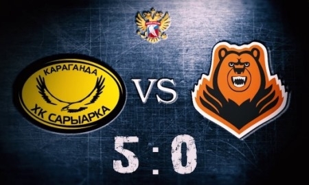 Видеообзор матча ВХЛ «Сарыарка» — «Молот-Прикамье» 5:0