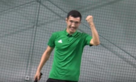 Видеосюжет о теннисном шоу-турнире «Восьмерка-микст» с участием игроков «Атырау»