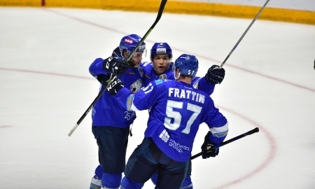 Фоторепортаж с матча КХЛ «Барыс» — «Адмирал» 4:3