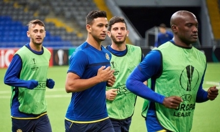 Фоторепортаж с тренировки «Маккаби» перед матчем с «Астаной»