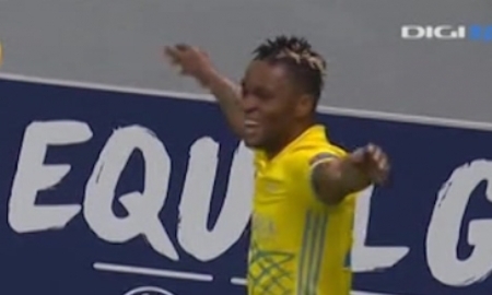 Видео второго гола Кабананги матча Лиги Европы «Астана» — «Маккаби»