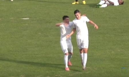 Видео второго гола Зайнутдинова матча Премьер-Лиги «Тараз» — «Шахтер»