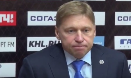 Видео послематчевой пресс-конференции игры КХЛ «Торпедо» — «Барыс» 3:4 ОТ
