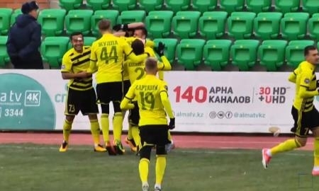 Видео гола «Тобола» на шестой секунде матча с «Окжетпесом»