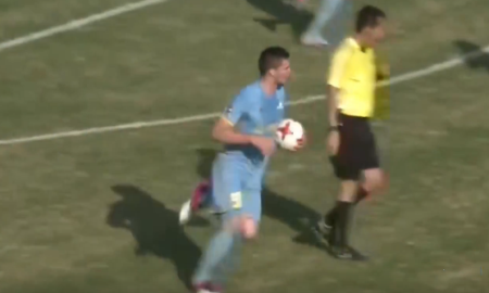 Видео гола Деспотовича матча Премьер-Лиги «Ордабасы» — «Астана»