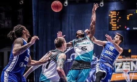 Видеообзор матча ВТБ «Цмоки-Минск» — «Астана» 75:66