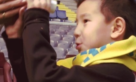 Видеосюжет о встрече игроков «Астаны» с трудными подростками