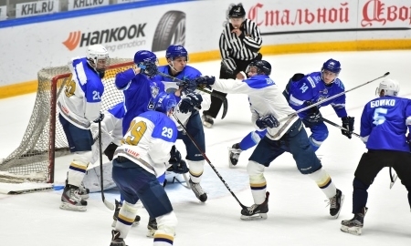 Фоторепортаж с товарищеских матчей Казахстан U-20 — «Снежные Барсы» 4:3 ОТ, 8:6
