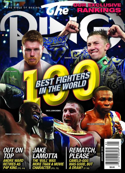 Головкин снова попал на обложку журнала The Ring