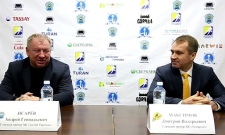 Видео послематчевой пресс-конференции игр чемпионата РК «Алтай-Торпедо» — «Темиртау» 0:2, 2:5