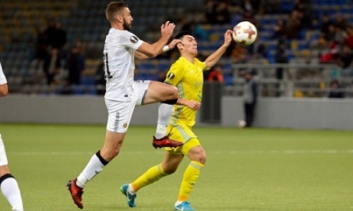 «Астана» играет вничью с «Маккаби» после первого тайма