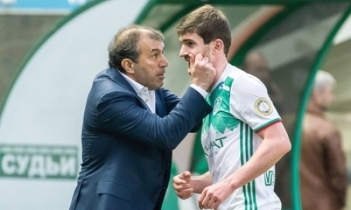 Экс-игрок «Кайрата» Плиев выступает в составе «Ахмата» под разными номерами