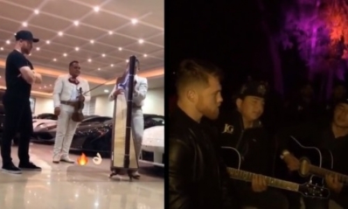 Соперник Головкина «Канело» продолжает отдыхать и петь песни