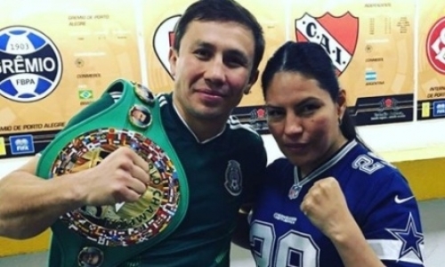 Экс-чемпионка WBC сфотографировалась с Головкиным