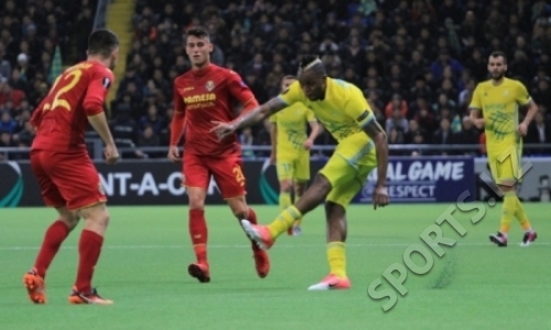 Статистика матча Лиги Европы «Астана» — «Вильярреал» 2:3