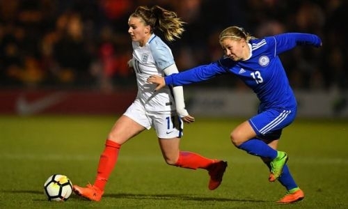 Женская сборная Казахстана владела мячом в матче с Англией только 17% времени